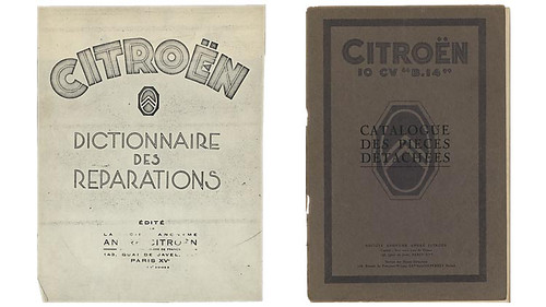 Первое руководство по ремонту Citroen, изданное в 1926 г.