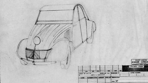 Эскиз Citroen 2CV